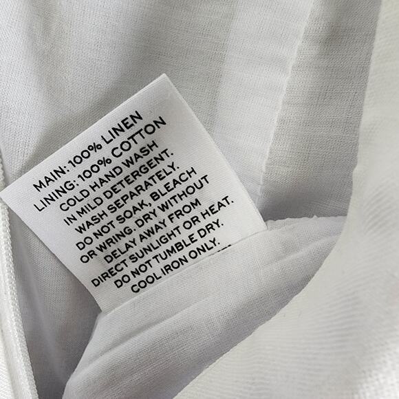 NEW Rumer The Label Bridget Ring Maxi Elegant White Linen Cutout Dress - Picture 13 of 15